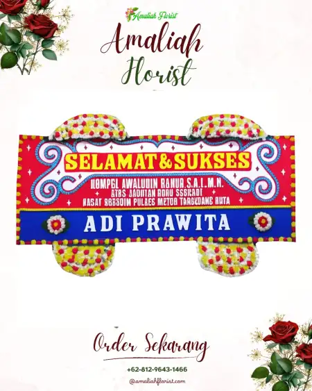 Papan Bunga Ucapan Selamat Sidabowa